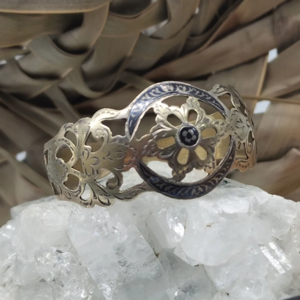 Europe Designer Silversmith Sterling Silver 925 Bracelet Diamond Cut Filigree